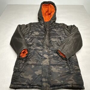 R1881  Rothschild Boys‎ Hooded Jacket Large (14) Camo